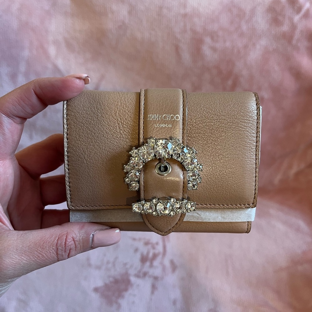 Jimmy Choo Cheri wallet with crystals